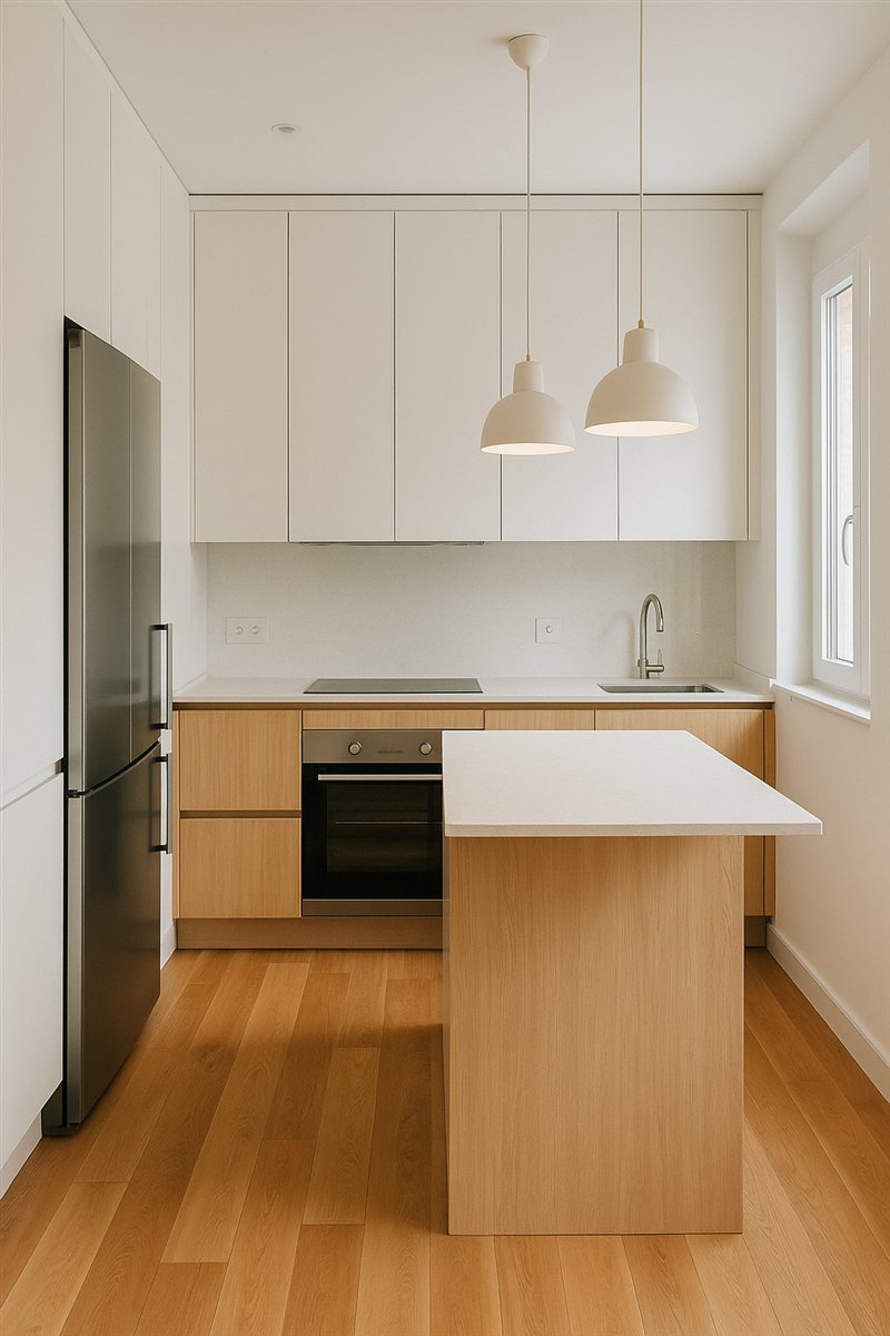 Cocina moderna reformada en Madrid